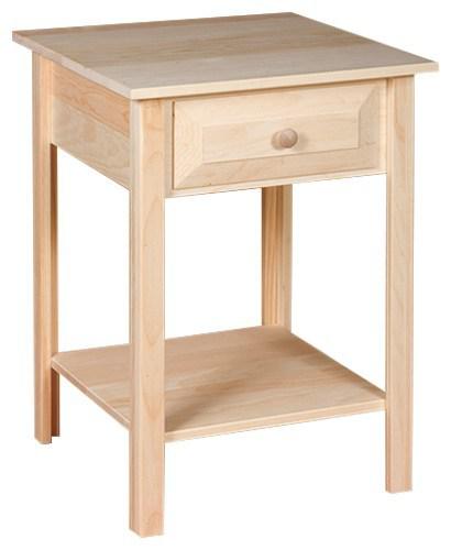 [20 Inch] White Horse Side Table