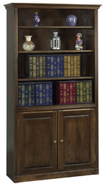 AWB Face Frame Crown Bookcases w Doors