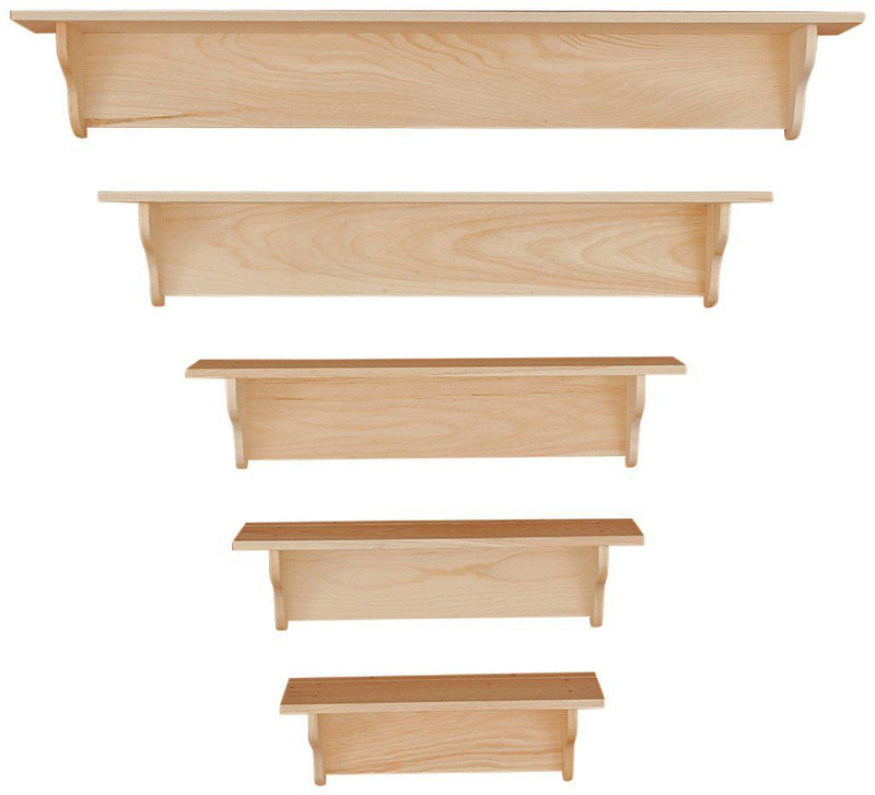 [24-60 Inch] Wall Shelves | Plain