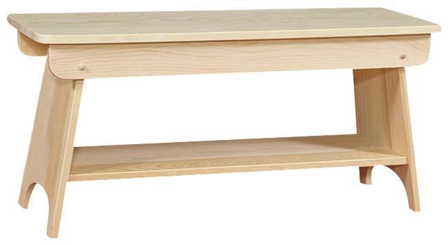 [36 Inch] Bench with Shelf
