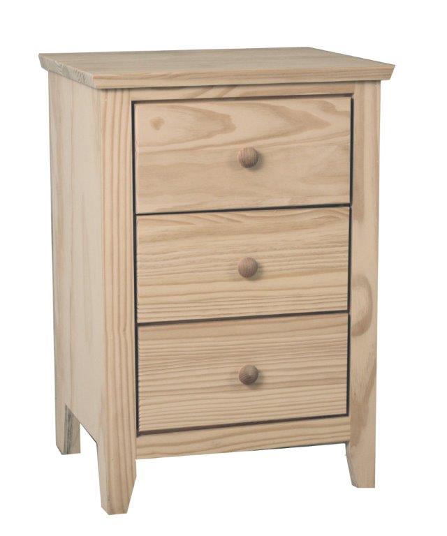 [21 Inch] Attic Treasures 1 Drawer Nightstand