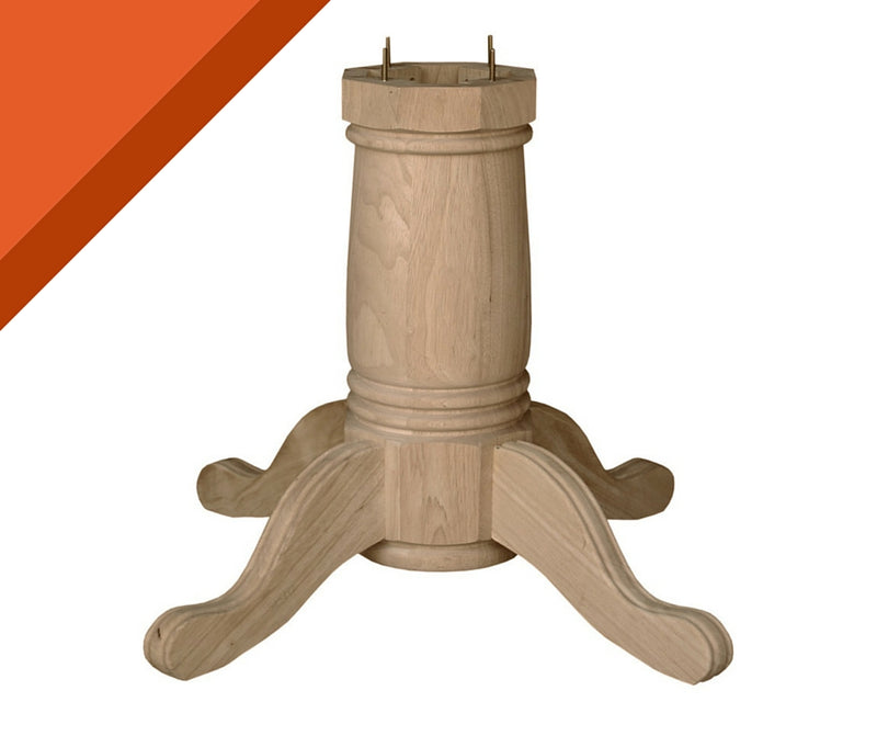 [54B] Traditional Dining Pedestal for Solid